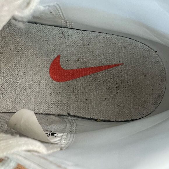 Nike Blazer Mid '77 Sneakers‎ White Silver Leather Basketball Shoe Suede Accents - Picture 10 of 10